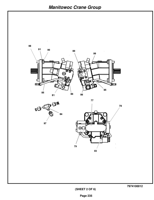 Grove RT650E Crane Parts Manual 226495 2007 2 Grove RT650E Crane Parts Manual 226495 2007-2