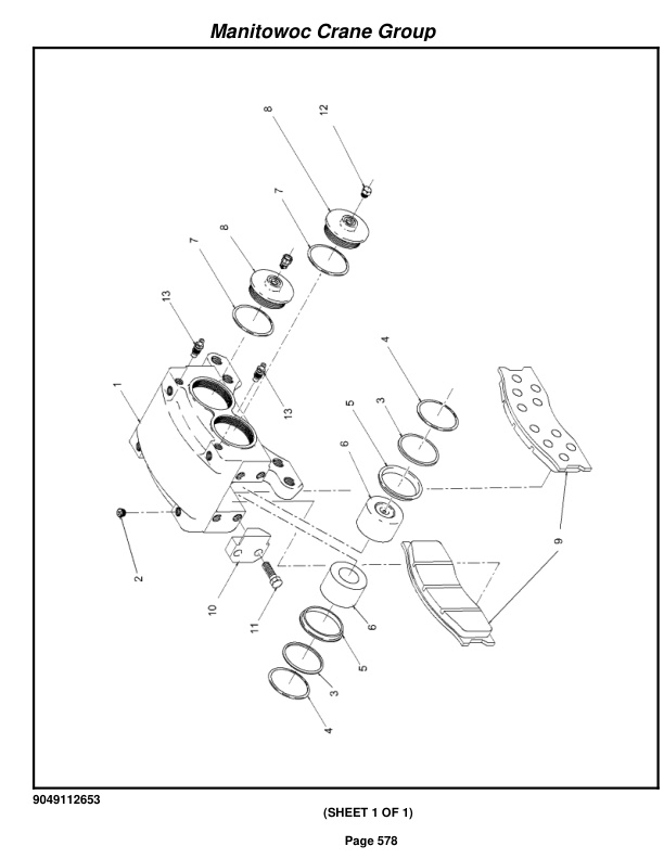 Grove RT650E Crane Parts Manual 226728 2007 3 Grove RT650E Crane Parts Manual 226728 2007-3