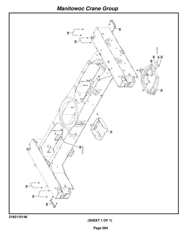 Grove RT650E Crane Parts Manual 227415 2007 3 Grove RT650E Crane Parts Manual 227415 2007-3