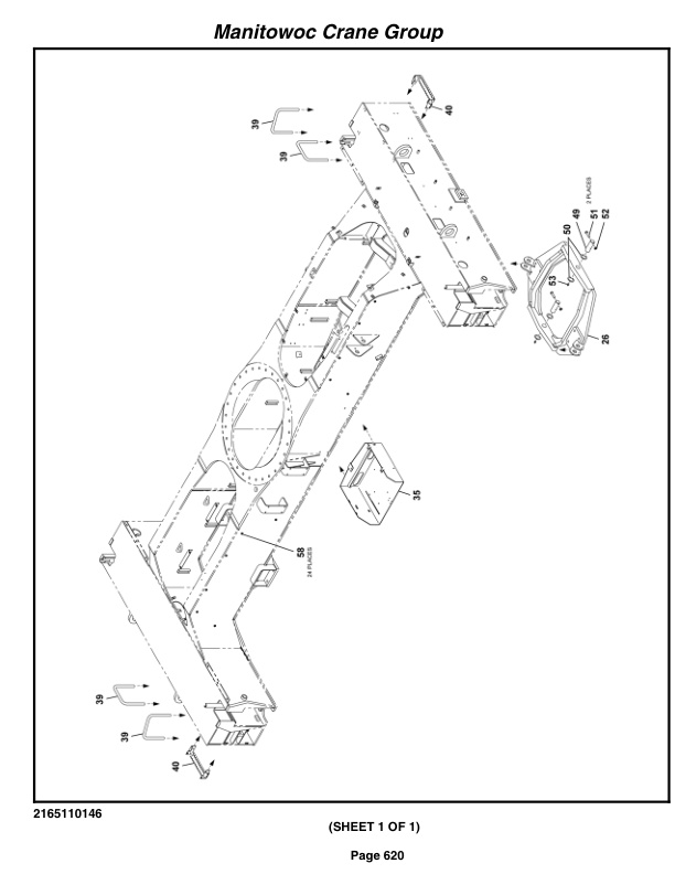 Grove RT650E Crane Parts Manual 227673 2007 3 Grove RT650E Crane Parts Manual 227673 2007-3