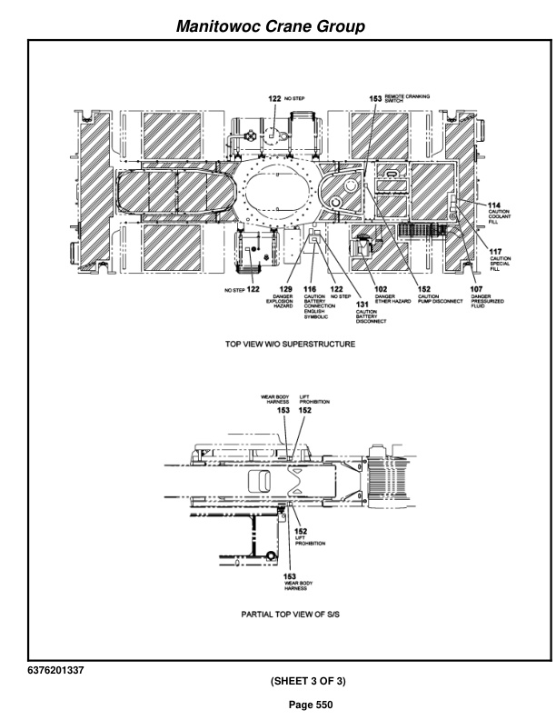 Grove RT650E Crane Parts Manual 228012 2007 3 Grove RT650E Crane Parts Manual 228012 2007-3