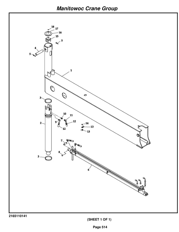 Grove RT650E Crane Parts Manual 229243 2008 3 Grove RT650E Crane Parts Manual 229243 2008-3