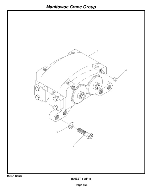 Grove RT650E Crane Parts Manual 229438 2008 3 Grove RT650E Crane Parts Manual 229438 2008-3