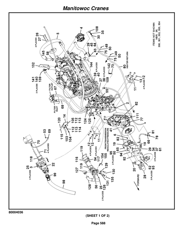 Grove RT650E Crane Parts Manual 229805 2010-3