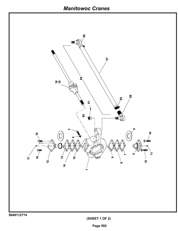 Grove RT650E Crane Parts Manual 229810 2009 3 Grove RT650E Crane Parts Manual 229810 2009-3