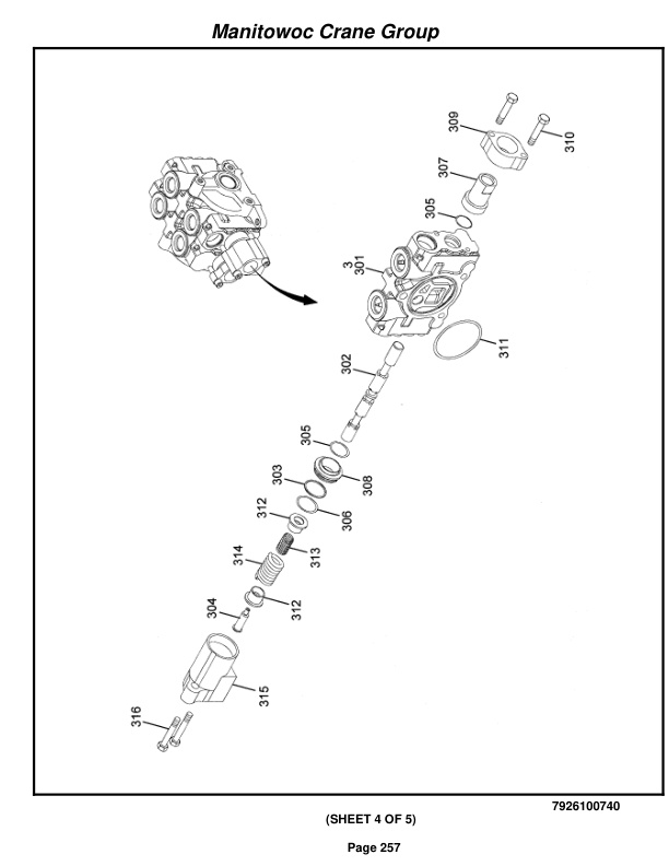 Grove RT650E Crane Parts Manual 229855 2009 2 Grove RT650E Crane Parts Manual 229855 2009-2