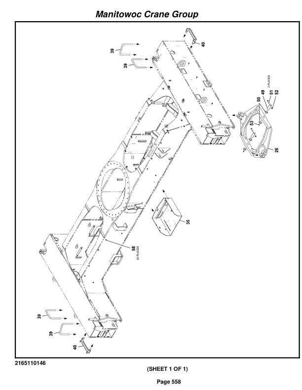 Grove RT650E Crane Parts Manual 230165 2008 3 Grove RT650E Crane Parts Manual 230165 2008-3