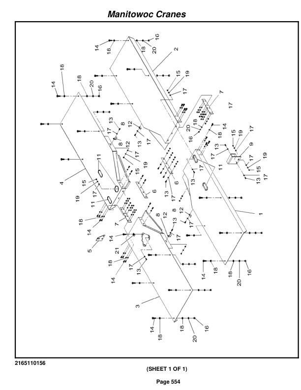 Grove RT650E Crane Parts Manual 230231 2009-3