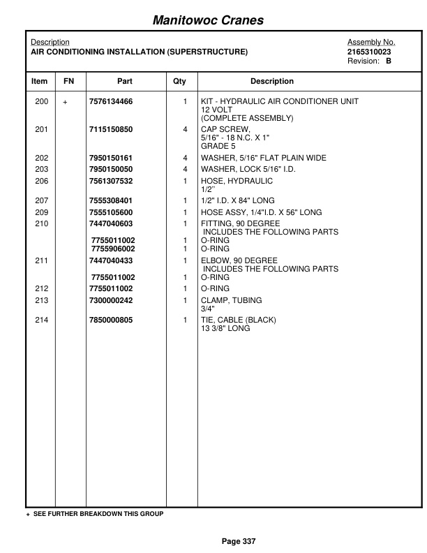 Grove RT650E Crane Parts Manual 230910 2010 2 Grove RT650E Crane Parts Manual 230910 2010-2