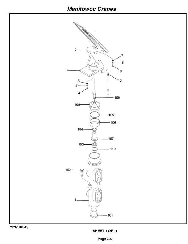 Grove RT650E Crane Parts Manual 231259 2010-2