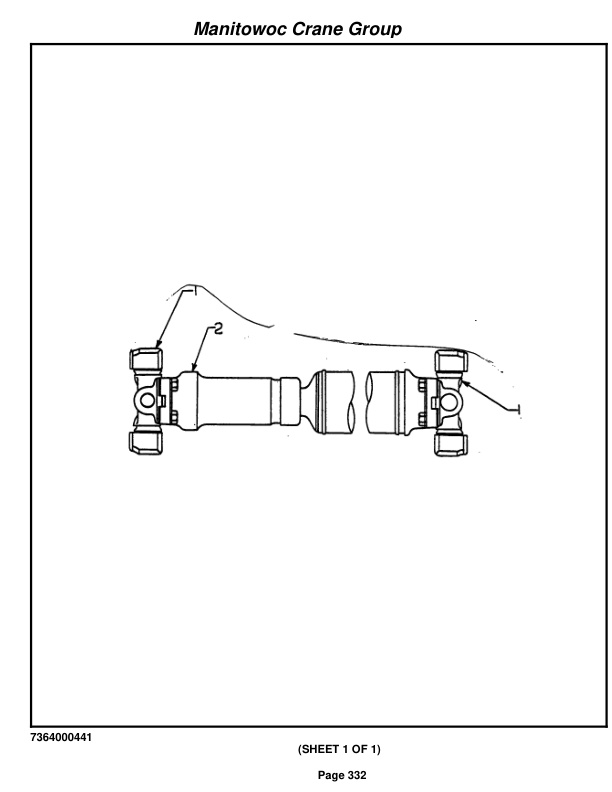 Grove RT65S Crane Parts Manual 33376 2007 3 Grove RT65S Crane Parts Manual 33376 2007-3