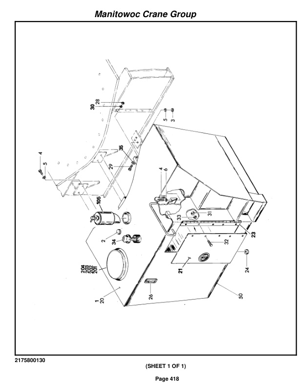 Grove RT65S Crane Parts Manual 43343 2005 3 Grove RT65S Crane Parts Manual 43343 2005-3