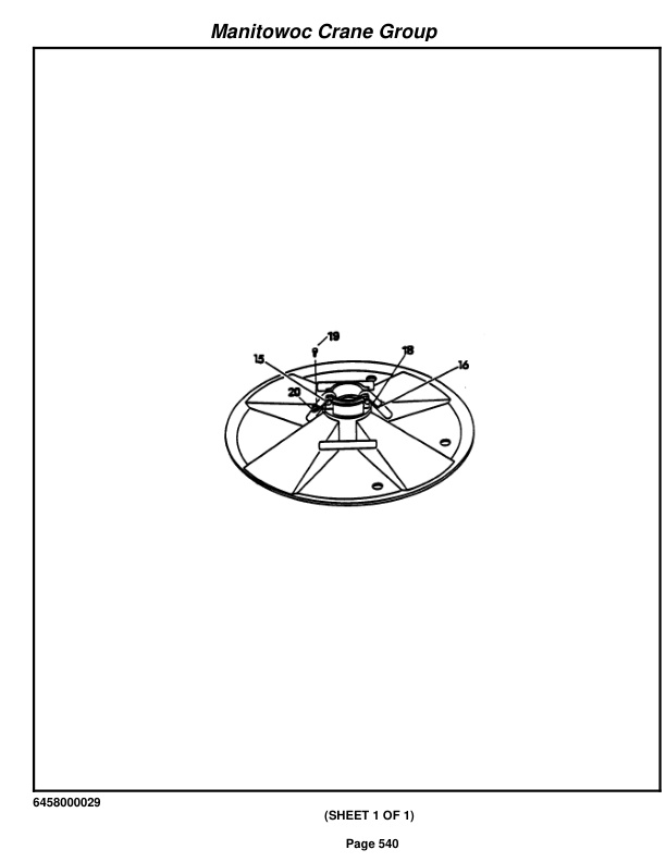 Grove RT725 Crane Parts Manual 6920 2005 3 Grove RT725 Crane Parts Manual 6920 2005-3