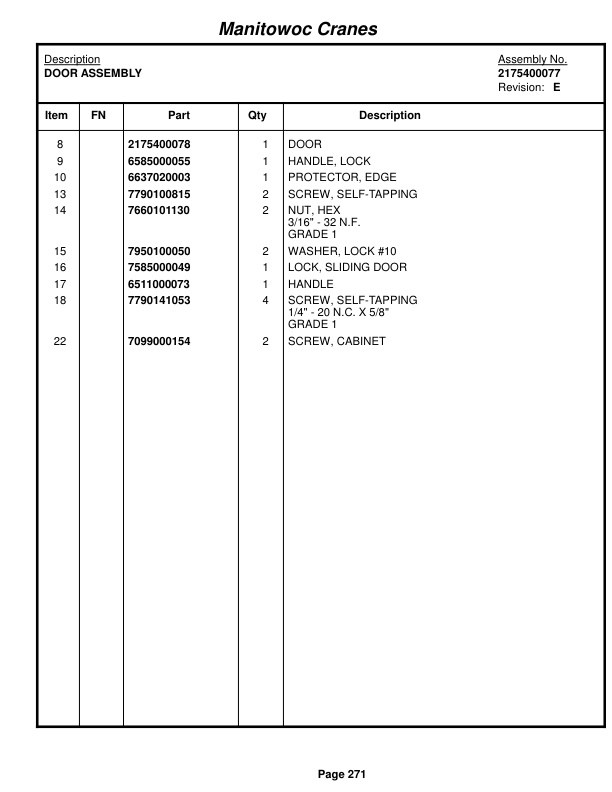 Grove RT740 Crane Parts Manual 49925 2017 2 Grove RT740 Crane Parts Manual 49925 2017-2