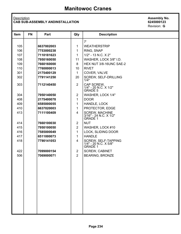 Grove RT740 Crane Parts Manual 50706 2020 2 Grove RT740 Crane Parts Manual 50706 2020-2