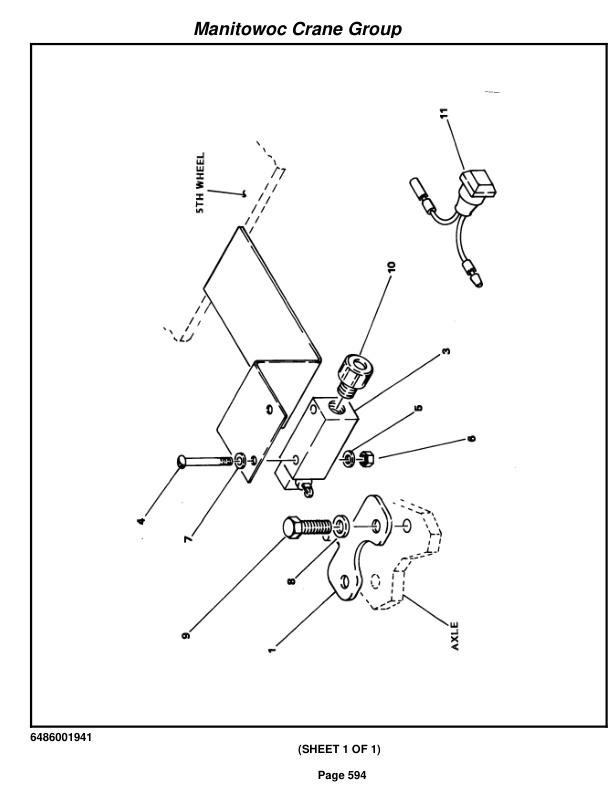 Grove RT745 Crane Parts Manual 71998 2007 3 Grove RT745 Crane Parts Manual 71998 2007-3