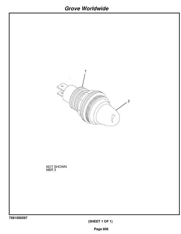 Grove RT745 Crane Parts Manual 73610 2004 3 Grove RT745 Crane Parts Manual 73610 2004-3