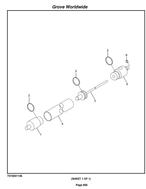 Grove RT745 Crane Parts Manual 75129 2003 3 Grove RT745 Crane Parts Manual 75129 2003-3