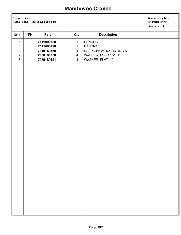 Grove RT750 Crane Parts Manual 86129 2021 2 Grove RT750 Crane Parts Manual 86129 2021-2