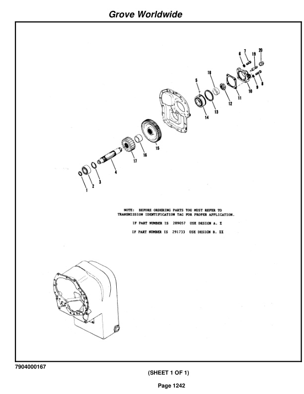 Grove RT750 Crane Parts Manual 87734 2003 3 Grove RT750 Crane Parts Manual 87734 2003-3