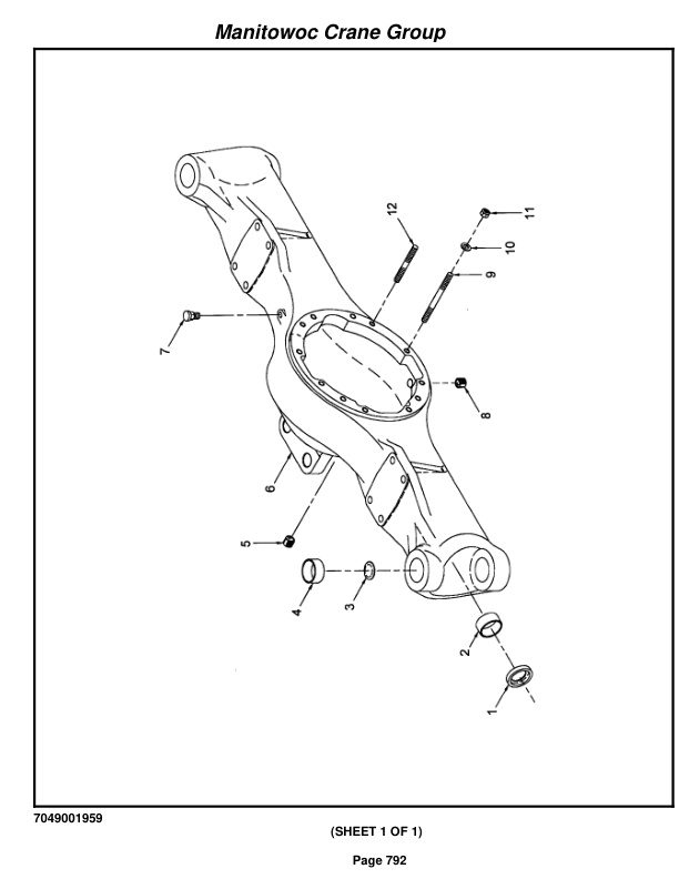 Grove RT750 Crane Parts Manual 87783 2008 3 Grove RT750 Crane Parts Manual 87783 2008-3