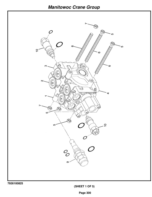 Grove RT750E Crane Parts Manual 225712 2006 2 Grove RT750E Crane Parts Manual 225712 2006-2
