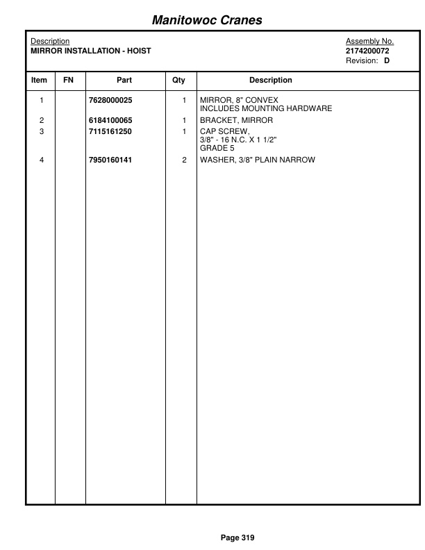 Grove RT760E Crane Parts Manual 222818 2015 2 Grove RT760E Crane Parts Manual 222818 2015-2
