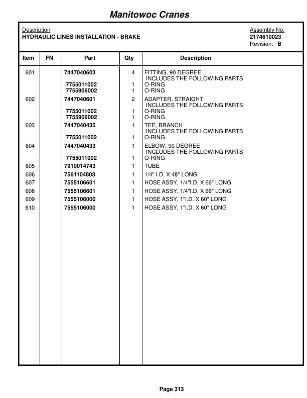 Grove RT760E Crane Parts Manual 222918 2015-2