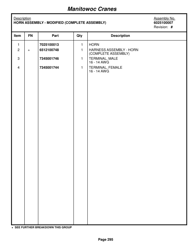Grove RT760E Crane Parts Manual 223562 2015 2 Grove RT760E Crane Parts Manual 223562 2015-2