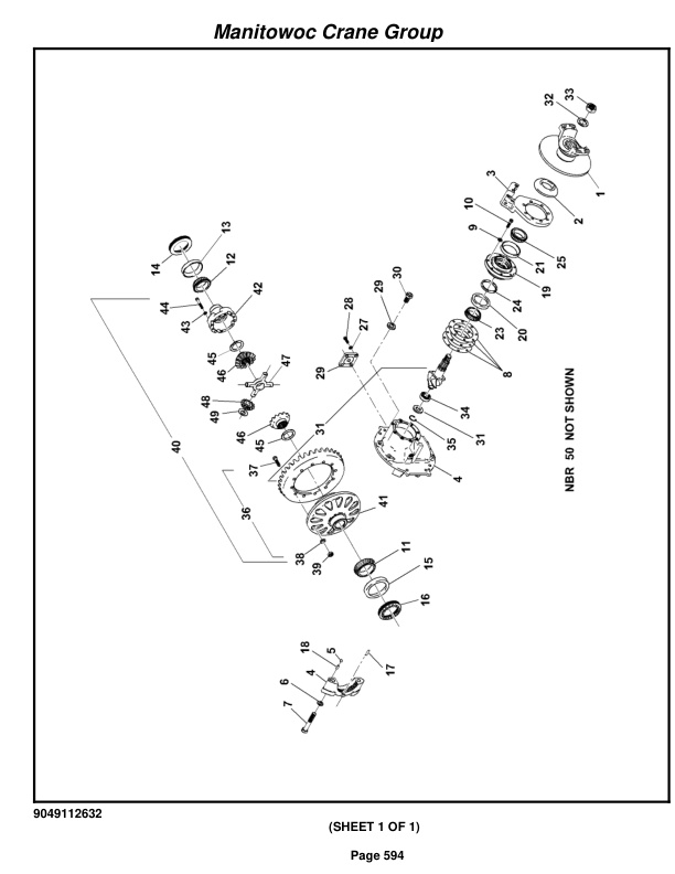 Grove RT760E Crane Parts Manual 223896 2004 3 Grove RT760E Crane Parts Manual 223896 2004-3