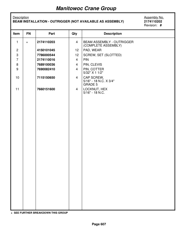 Grove RT760E Crane Parts Manual 224755 2008-3