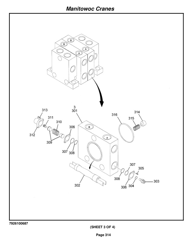 Grove RT760E Crane Parts Manual 225153 2009 2 Grove RT760E Crane Parts Manual 225153 2009-2