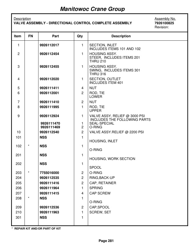 Grove RT760E Crane Parts Manual 225312 2006 2 Grove RT760E Crane Parts Manual 225312 2006-2