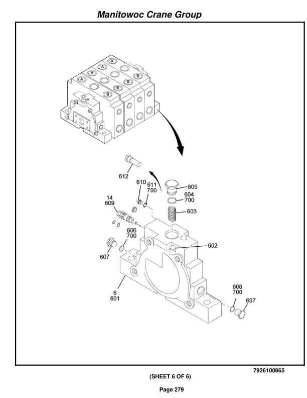 Grove RT760E Crane Parts Manual 225419 2006 2 Grove RT760E Crane Parts Manual 225419 2006-2