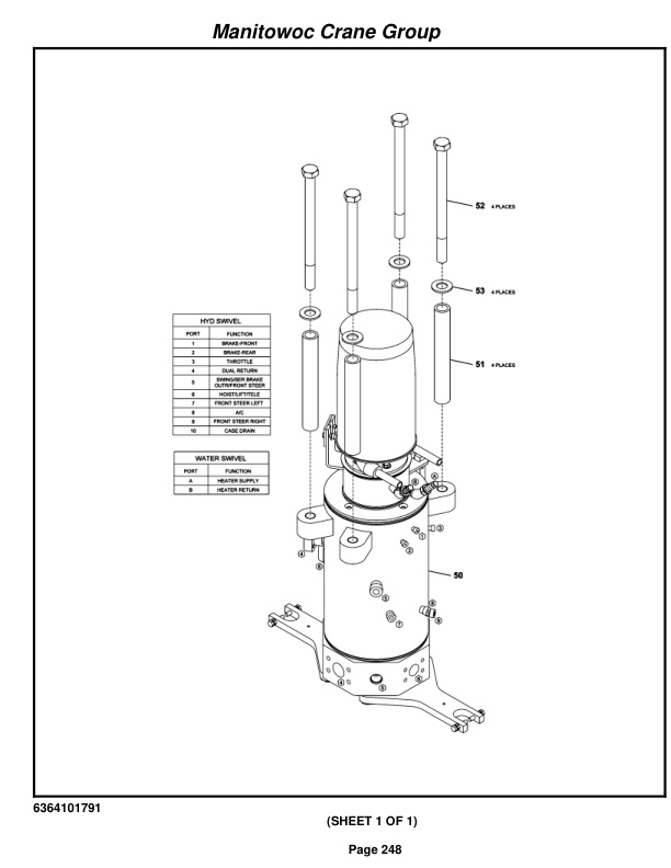 Grove RT760E Crane Parts Manual 225766 2007-2