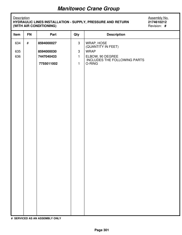 Grove RT760E Crane Parts Manual 226427 2007-2