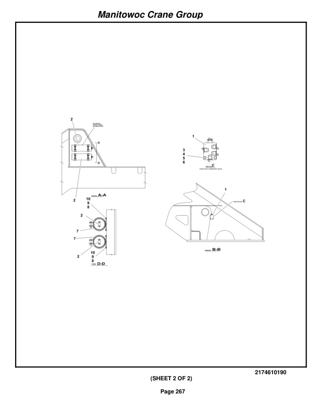 Grove RT760E Crane Parts Manual 226834 2007-2