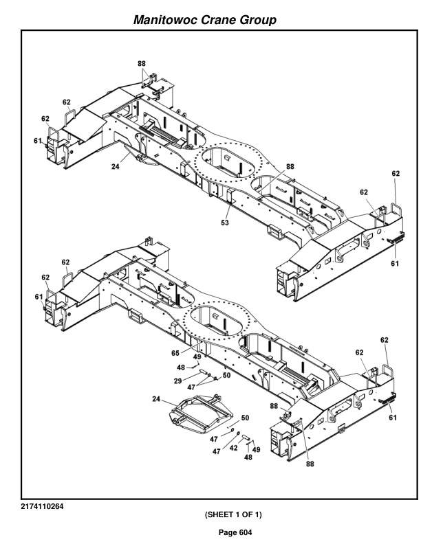 Grove RT760E Crane Parts Manual 227038 2008-3