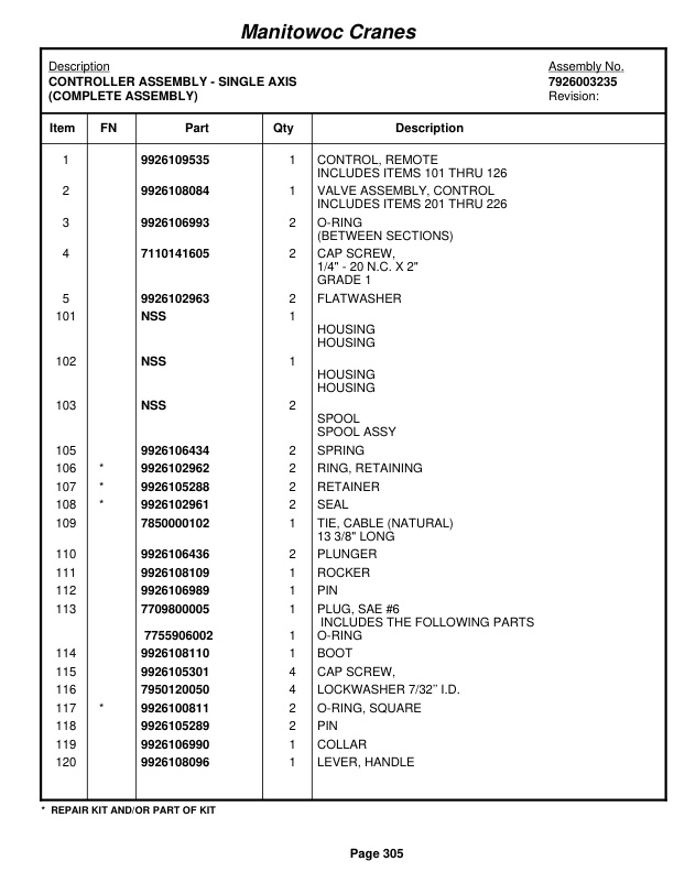 Grove RT760E Crane Parts Manual 227723 2012 2 Grove RT760E Crane Parts Manual 227723 2012-2
