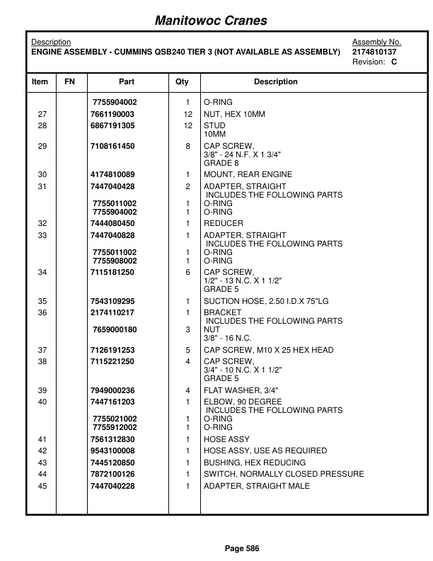 Grove RT760E Crane Parts Manual 227823 2017 3 Grove RT760E Crane Parts Manual 227823 2017-3