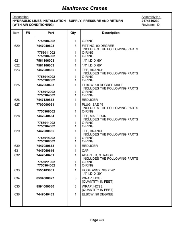 Grove RT760E Crane Parts Manual 228292 2009 2 Grove RT760E Crane Parts Manual 228292 2009-2