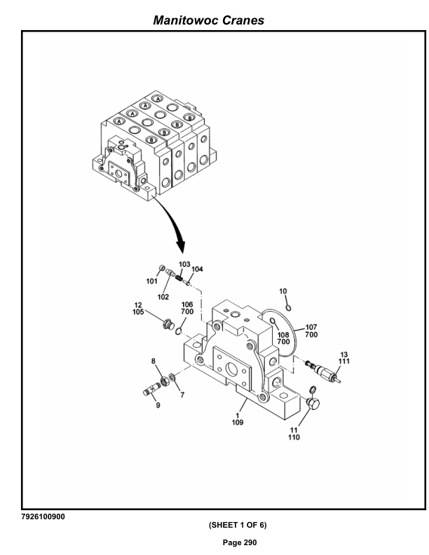 Grove RT760E Crane Parts Manual 228966 2009 2 Grove RT760E Crane Parts Manual 228966 2009-2