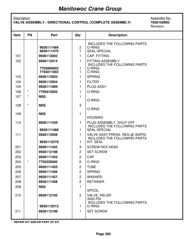 Grove RT760E Crane Parts Manual 229151 2008 2 Grove RT760E Crane Parts Manual 229151 2008-2