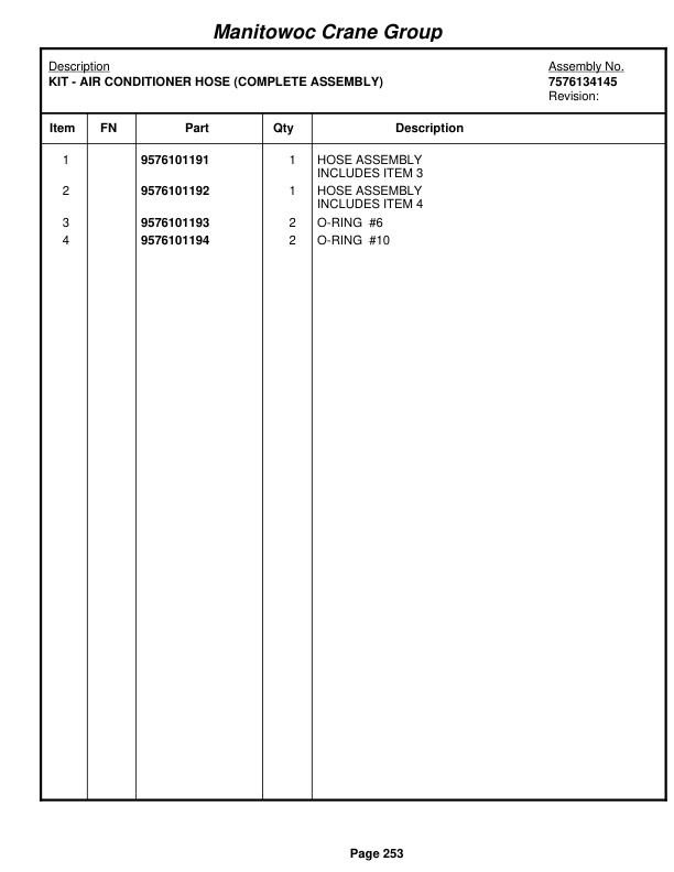 Grove RT760E Crane Parts Manual 229181 2008 2 Grove RT760E Crane Parts Manual 229181 2008-2