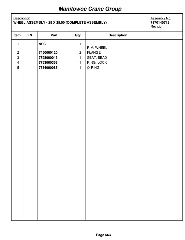 Grove RT760E Crane Parts Manual 229375 2008 3 Grove RT760E Crane Parts Manual 229375 2008-3