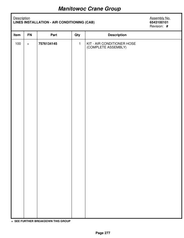 Grove RT760E Crane Parts Manual 229777 2008-2