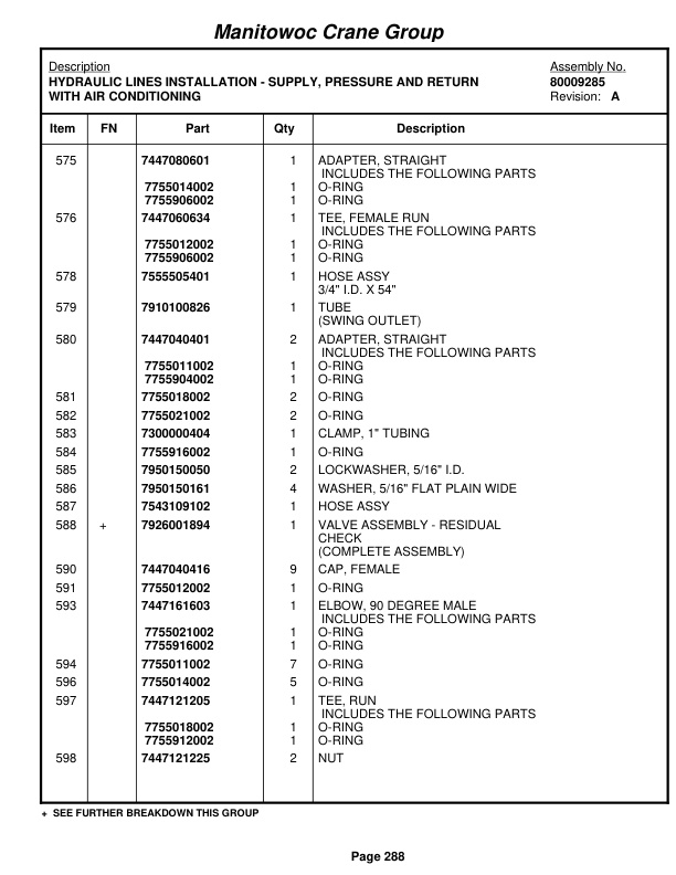 Grove RT760E Crane Parts Manual 229970 2008 2 Grove RT760E Crane Parts Manual 229970 2008-2