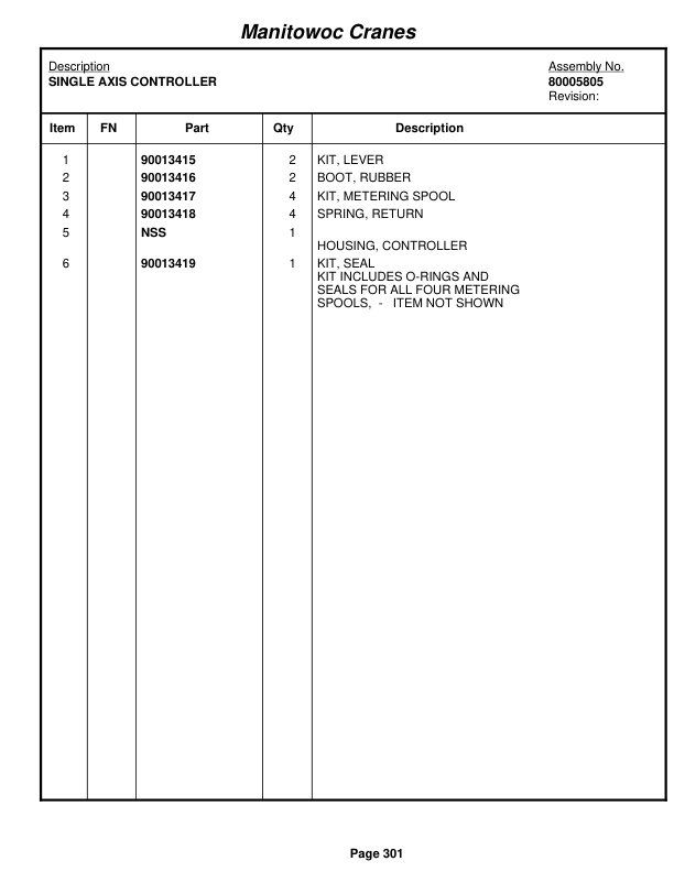 Grove RT760E Crane Parts Manual 230143 2012 2 Grove RT760E Crane Parts Manual 230143 2012-2