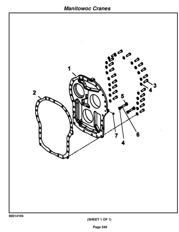 Grove RT760E Crane Parts Manual 230944 2010-3