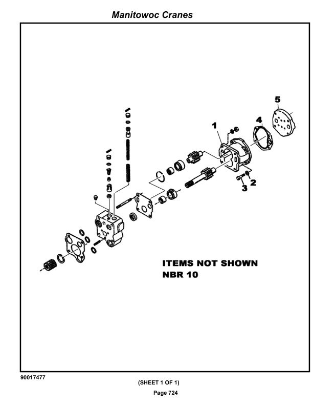 Grove RT765E-2 4 SECT Crane Parts Manual 236235 2018 3 Grove RT765E-2 4 SECT Crane Parts Manual 236235 2018-3